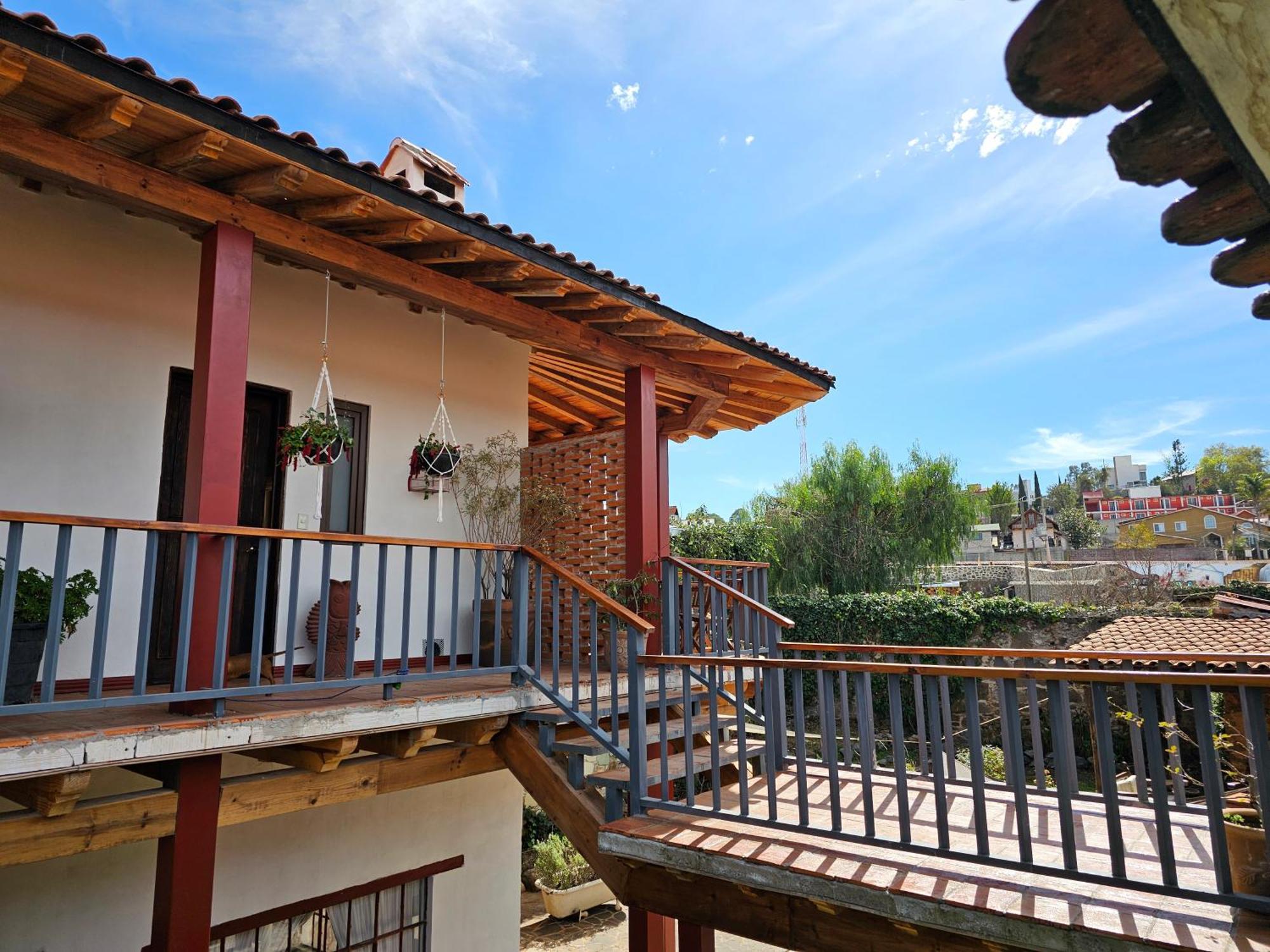 La Casa Azul Huasca Hotel Huasca de Ocampo Buitenkant foto